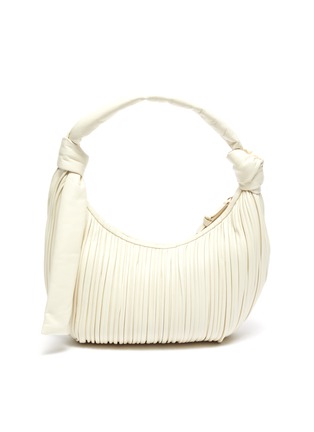 Main View - Click To Enlarge - NEOUS - Neptune' pleated leather hobo bag