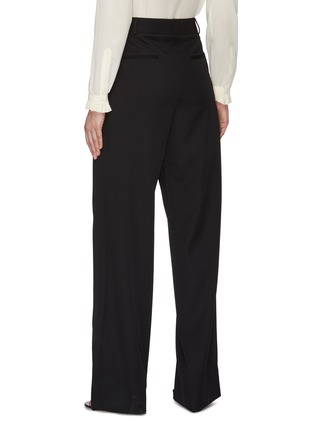 Back View - Click To Enlarge - SAINT LAURENT - Boot leg relaxed suiting pants