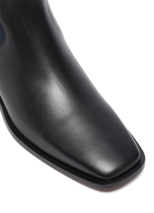 Detail View - Click To Enlarge - NEOUS - 'PROS' Mid Calf Leather Boots