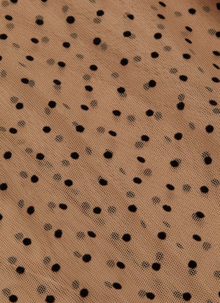 Detail View - Click To Enlarge - STAUD - 'Poppy' Waist Tie Detail Polka Dot Tulle Skirt