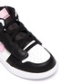Detail View - Click To Enlarge - NIKE - JORDAN 1' High-Top Leather Toddler Sneakers