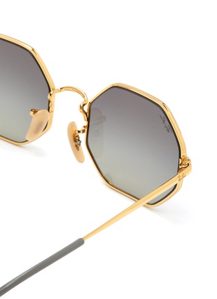 Detail View - Click To Enlarge - RAY-BAN - Vintage Octagonal Metal Frame Junior Sunglasses