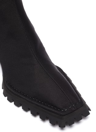 Detail View - Click To Enlarge - ALEXANDER WANG - 'PARKER' Nylon Ankle Boots