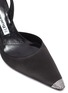 Detail View - Click To Enlarge - ALEXANDER WANG - GRACE' Crystal Embellished Toe Cap Slingback Pumps