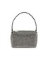 Main View - Click To Enlarge - ALEXANDER WANG - HEIRESS' Rhinestone Embellished Pouch Logo Top Handle Bag