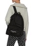 Figure View - Click To Enlarge - ALEXANDER WANG - 'Wangsport' Crush Pleat Logo Print Nylon Backpack