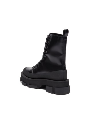  - BOTH - 'Gao' platform leather combat boots