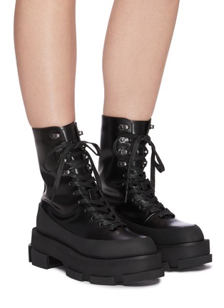 Figure View - Click To Enlarge - BOTH - 'Gao' platform leather combat boots