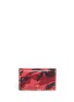 Back View - Click To Enlarge - VALENTINO GARAVANI - 'Rockstud' camouflage leather canvas flap clutch