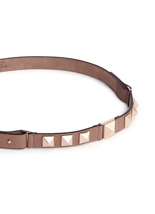 Detail View - Click To Enlarge - VALENTINO GARAVANI - 'Rockstud' leather belt