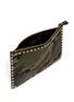 Detail View - Click To Enlarge - VALENTINO GARAVANI - 'Rockstud' camouflage leather pouch