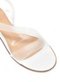 Detail View - Click To Enlarge - GIANVITO ROSSI - 'Metropolis 05' Asymmetric Cage Strap Flat Sandals