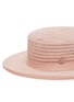 Detail View - Click To Enlarge - MAISON MICHEL - 'Kiki' flat top raffia hat