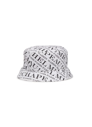 Figure View - Click To Enlarge - MAISON MICHEL - 'Axel' logo motif bucket hat