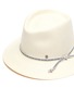 Detail View - Click To Enlarge - MAISON MICHEL - Andre' Branded Tie Straw Hat
