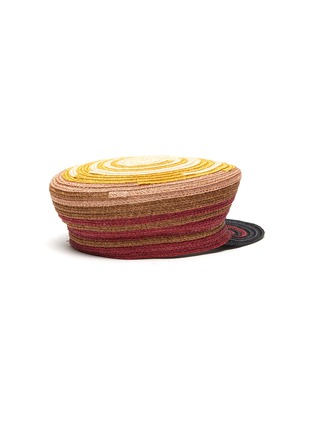 Figure View - Click To Enlarge - MAISON MICHEL - Abby' gradient canapa straw newsboy cap
