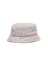 Figure View - Click To Enlarge - MAISON MICHEL - 'Axel' Logo Plaque Tweed Bucket Hat
