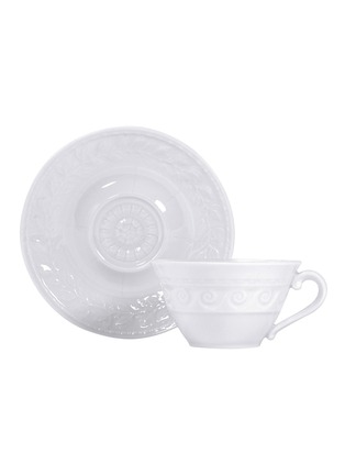 Main View - Click To Enlarge - BERNARDAUD - Louvre Porcelain Tea cup and Saucer Set