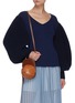 Figure View - Click To Enlarge - JW ANDERSON - Midi Cap' Duo-tone Leather Crossbody Bag