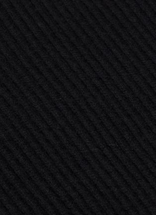  - DREYDEN - Rib knit cashmere turtleneck sweater