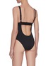 Back View - Click To Enlarge - ZIMMERMANN - Bow Tie V-Neck Swimsuit