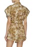Back View - Click To Enlarge - ZIMMERMANN - 'BRIGHTON' Palm Print Playsuit