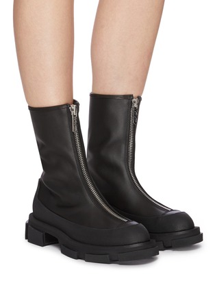 Figure View - Click To Enlarge - BOTH - 'Gao' zip-up leather ankle boots