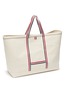 Detail View - Click To Enlarge - THOM BROWNE  - Tool' Tricolour Strap Oversize Canvas Tote