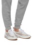 Figure View - Click To Enlarge - THOM BROWNE  - Pebble grain leather brogue unlined sneakers