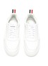 Detail View - Click To Enlarge - THOM BROWNE  - Low top basketball vitello leather sneakers