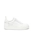 Main View - Click To Enlarge - THOM BROWNE  - Low top basketball vitello leather sneakers