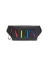 Main View - Click To Enlarge - VALENTINO GARAVANI - Valentino Garavani rainbow logo print nylon bum bag