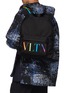 Figure View - Click To Enlarge - VALENTINO GARAVANI - Valentino Garavani rainbow logo print backpack