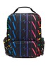 Main View - Click To Enlarge - VALENTINO GARAVANI - Valentino Garavani multi-colour logo print nylon backpack
