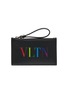 Main View - Click To Enlarge - VALENTINO GARAVANI - Valentino Garavani Gradient Logo Wrist Strap Leather Cardholder