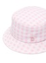 Detail View - Click To Enlarge - MAISON MICHEL - Jason' Gingham Reversible Cotton Bucket Hat