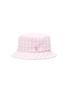 Main View - Click To Enlarge - MAISON MICHEL - Jason' Gingham Reversible Cotton Bucket Hat