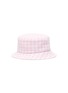Figure View - Click To Enlarge - MAISON MICHEL - Jason' Gingham Reversible Cotton Bucket Hat