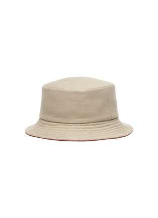 Figure View - Click To Enlarge - MAISON MICHEL - 'Jason' Reversible Cotton Wool Bucket Hat