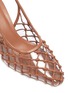 Detail View - Click To Enlarge - CULT GAIA - 'Soray' leather mesh PVC slingback pumps