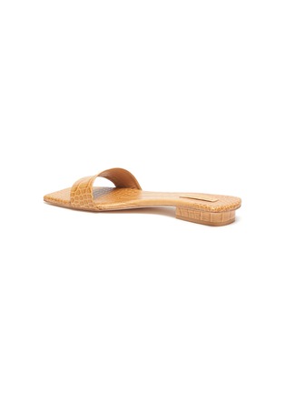  - CULT GAIA - 'Maya' croc embossed leather sandals