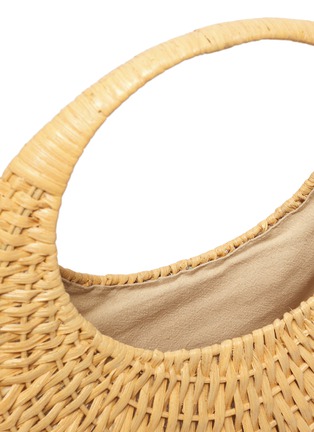 Detail View - Click To Enlarge - CULT GAIA - TAJA' Circular Top Handle Rattan Bag