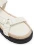 Detail View - Click To Enlarge - 3.1 PHILLIP LIM - Noa' Ruched Leather Strap Platform Sandals