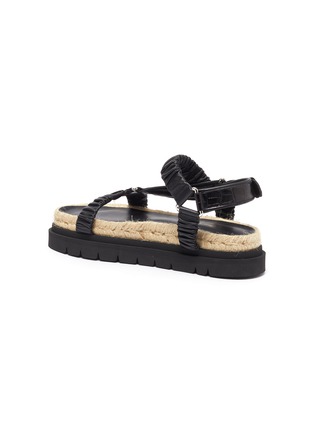  - 3.1 PHILLIP LIM - Noa' Ruched Leather Strap Platform Sandals