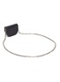Back View - Click To Enlarge - 3.1 PHILLIP LIM - ALIX' Metal Paperclip Detail Leather Mini Crossbody Bag