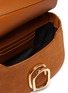 Detail View - Click To Enlarge - 3.1 PHILLIP LIM - ALIX MINI HUNTER' Metal Paperclip Detail Suede Crossbody Bag