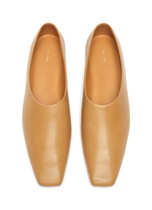 Detail View - Click To Enlarge - THE ROW - High throat leather ballerina flats