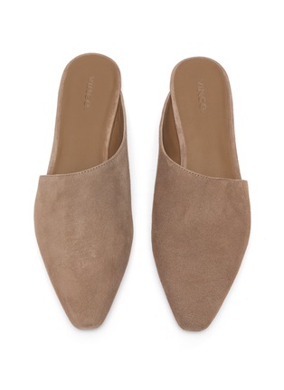 Detail View - Click To Enlarge - VINCE - Gena' Asymmetrical Band Suede Mules