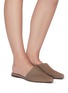 Figure View - Click To Enlarge - VINCE - Gena' Asymmetrical Band Suede Mules