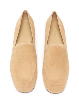 Detail View - Click To Enlarge - VINCE - Fauna' Heeled Suede Loafers